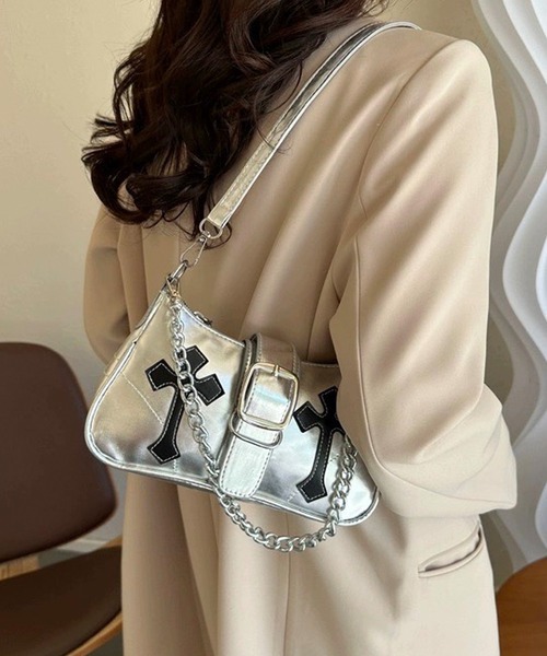 shopnikoniko（ショップにこにこ） ショルダーバッグ バッグ 十字架