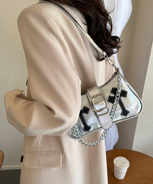 shopnikoniko（ショップにこにこ） ショルダーバッグ バッグ 十字架