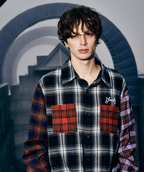 glamb（グラム） シャツ Multi Check Shirt / マルチチェックシャツ