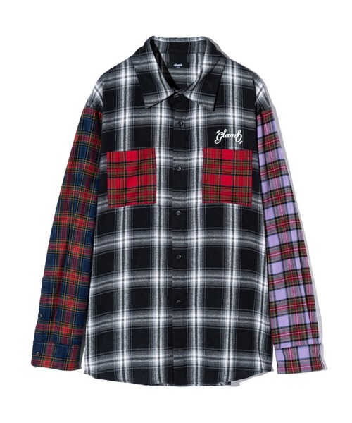 glamb（グラム） シャツ Multi Check Shirt / マルチチェックシャツ