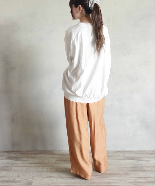 BITTOKO レディース シャツ BITTOKO tシャツ すそドロスト変形Tシャツ レディース