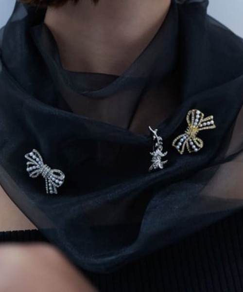 【IRIS 47】bow brooch BO66 ゴールド　イリスフォーセブン IRIS 47】bow brooch BO66 ゴールドイリスフォーセブン