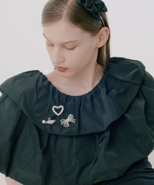 ブローチ 「IRIS 47」bow brooch/ボウ ブローチ レディース_6