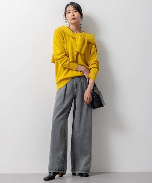 2024AW✨Oggi12月号 23区 サイズ32 ピュアカシミヤ カーディガン 23区｜【Oggi12月号掲載/洗える】ピュアカシミヤ ニット