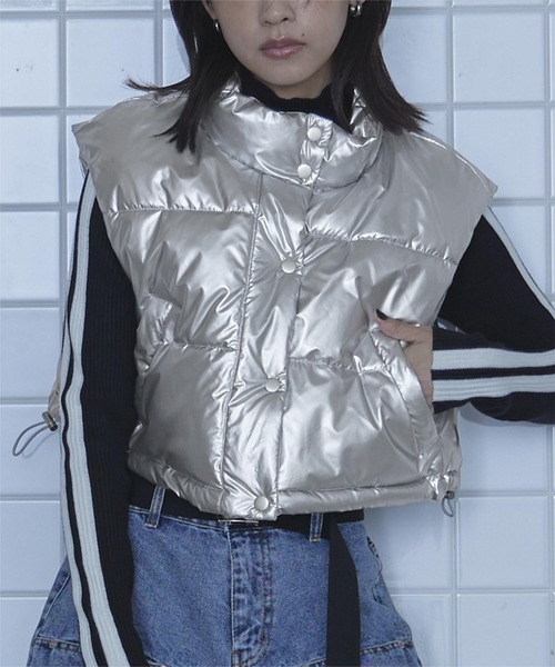 miette（ミエット） ダウンベスト ベスト 中綿ダウンショートベスト