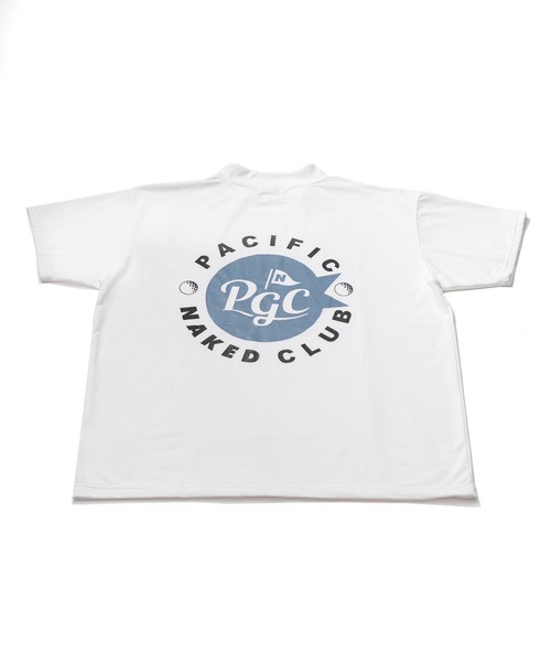 Pacific GOLF CLUB tシャツ NAKED GOLF×PGC メンズモックネック