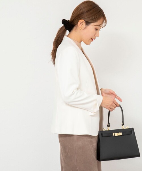 新品未使用NOLLEY'S Sophi ギマメッシュ パイピングジャケット 36 NOLLEY'S Sophi（ノーリーズソフィー） ジャケット ノーカラー