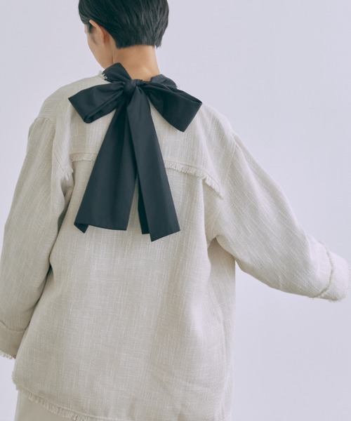 EN NEUME ブラウス シャツ Bow-Tie Blouse レディース : ZOZOTOWN 