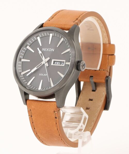 NIXON 腕時計 「NIXON/ニクソン」Sentry Solar Leather アナログ
