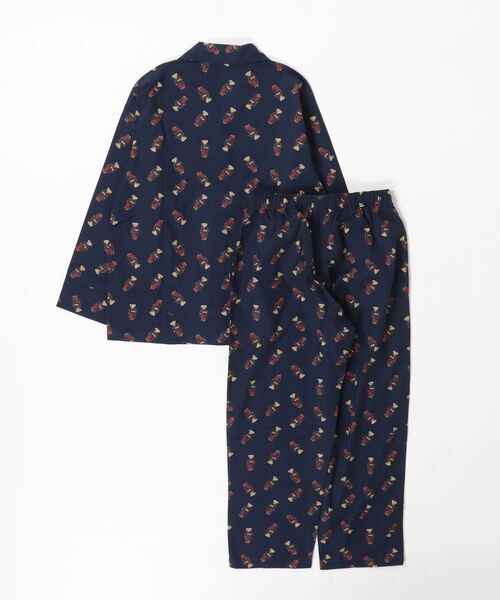 タグ付き未使用　ラルフローレン婦人用夏向け長袖長ズボンパジャマピンク×白M RALPH LAUREN HOME（ラルフ ローレン ホーム） パジャマ ルームウェア