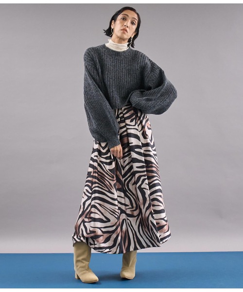 MIZUMO スラロームセーター PAMM（パム） ニット セーター 汽水域のローゲージニット レディース