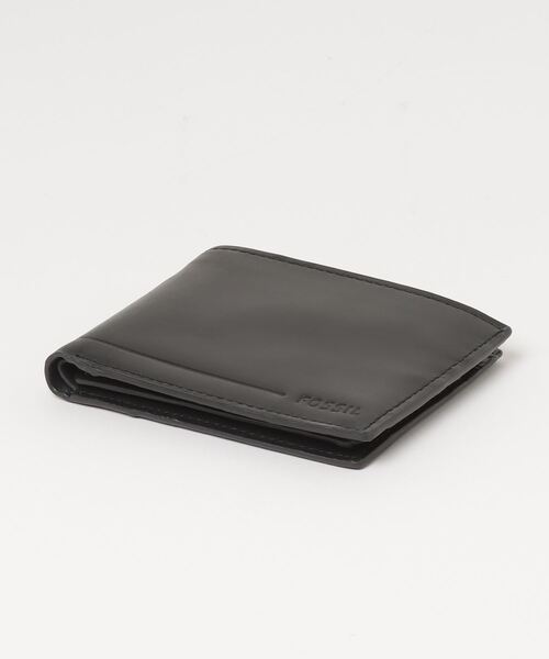 FOSSIL フォッシル メンズ カードケース 財布 ブラック レザー FOSSIL 財布 フォッシル トラベラー メンズ レザー ブラック