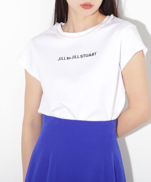 「JILL by JILL STUART」 半袖シャツ FREE ホワイト系その他 レディース JILL by STUART 「JILL STUART」 半袖カットソー FREE ホワイト