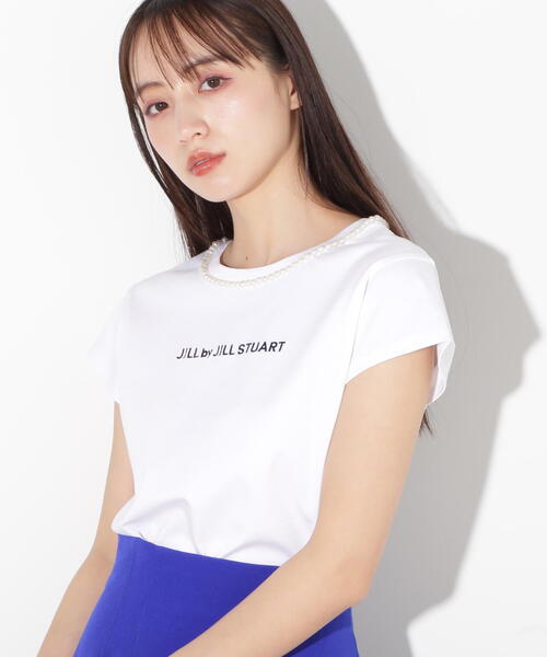 「JILL by JILL STUART」 半袖シャツ FREE ホワイト系その他 レディース JILL by STUART 「JILL STUART」 半袖カットソー FREE ホワイト