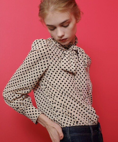 LOULOU WILLOUGHBY シャツ ブラウス 「LOULOU WILLOUGHBY」デシン 
