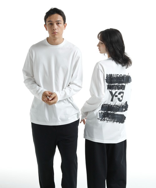 【Y-3】U GFX LS デザインTシャツ U GFX LS TEE Y-3│Y-3 ワイスリー