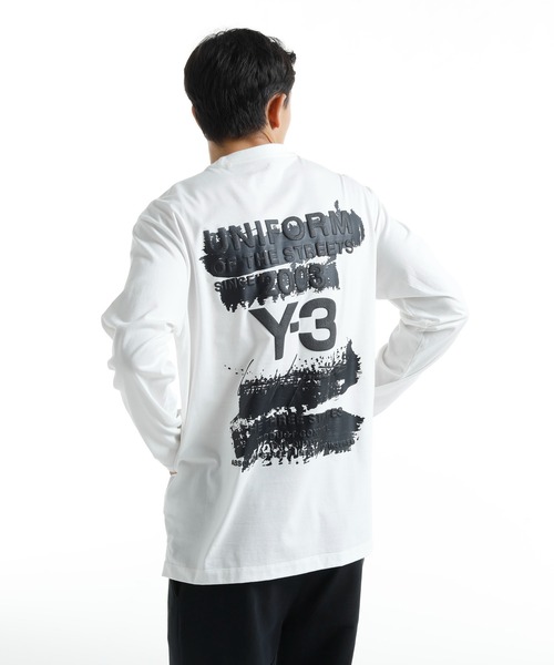 【Y-3】U GFX LS デザインTシャツ U GFX LS TEE Y-3│Y-3 ワイスリー