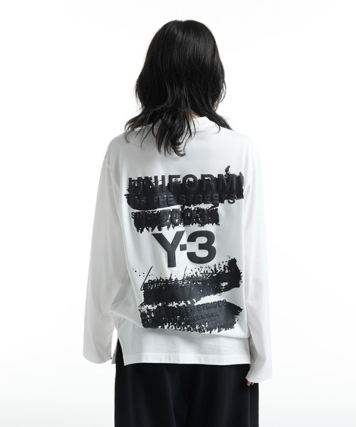 Y-3 tシャツ U GFX LS TEE メンズ レディース : ZOZOTOWN Yahoo!店