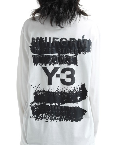 Y-3 tシャツ U GFX LS TEE メンズ レディース : ZOZOTOWN Yahoo