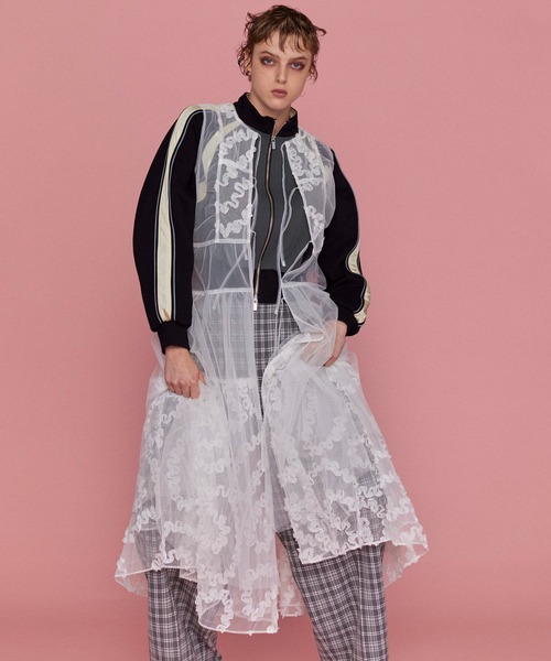 MAISON SPECIAL ワンピース 2way Tulle Layered Dress/2WAY