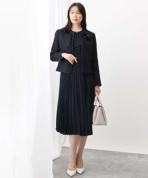 MK MICHEL KLEIN（エムケー ミッシェルクラン） ジャケット ノーカラー