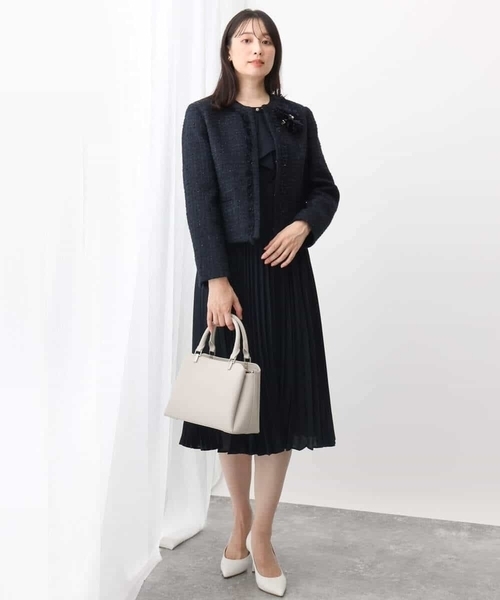 MK MICHEL KLEIN（エムケー ミッシェルクラン） ジャケット ノーカラー