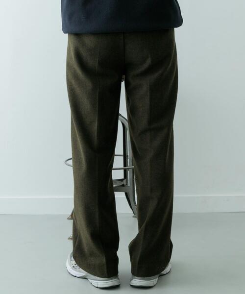 パンツ ウール混テーパードパンツ メンズ セットアップ対応】メンズ  