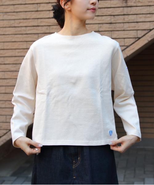 tシャツ ORCIVAL/オーシバル　コットンロード　クルーネックロングスリーブプルオーバー　ソリッド　CREWNECK LONGSLEEVE P.O ORCIVAL tシャツ ORCIVAL/オーシバル コットンロード クルー