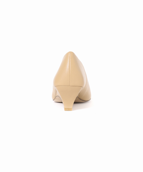 LE TALON パンプス GRISE5cmポインテッドレザーソフトウエッジ