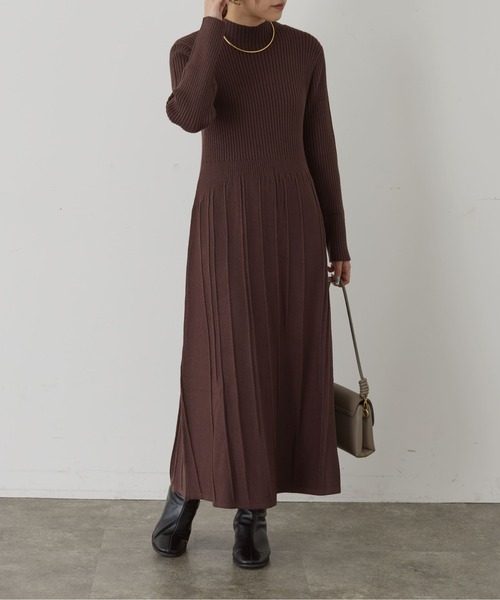 Thevon（ゼヴォン） ニットワンピース FREE ダークブラウン レディース