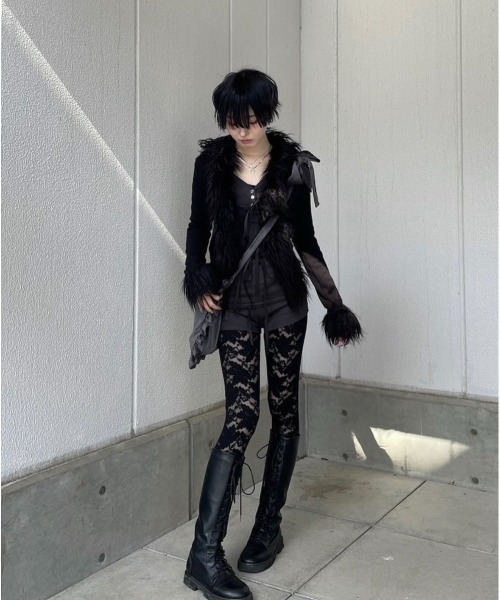 カーディガン 「nmtc+」fur cardigan レディース