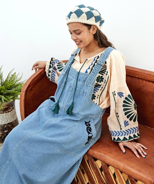 チャイハネ（CAYHANE） 「チャイハネ」バフラ刺繍トップス レディース