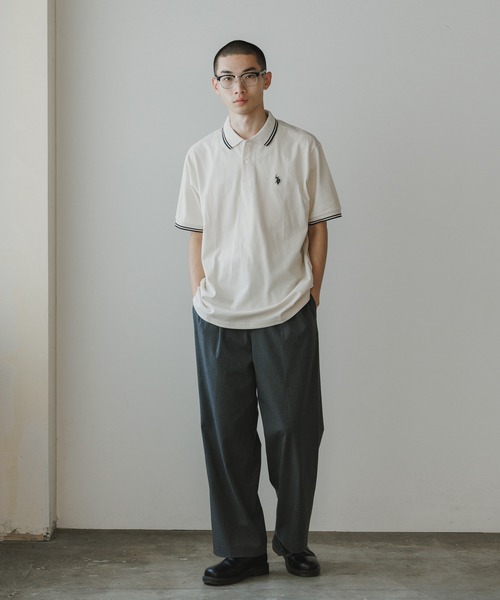 U.S. POLO ASSN.（ユーエスポロアッスン） ポロシャツ 半袖 ワン