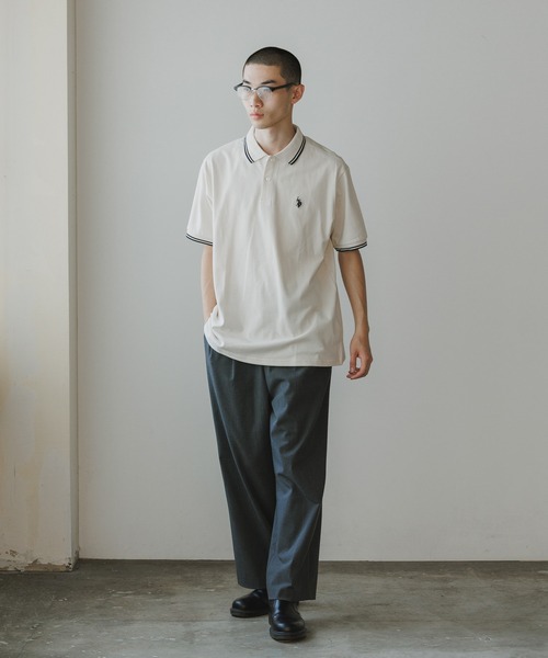 U.S. POLO ASSN.（ユーエスポロアッスン） ポロシャツ 半袖 ワン