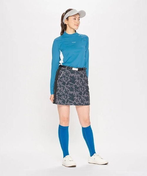 RIJOUME ボタニカルプリントスカート　新品 le coq sportif GOLF スカート 「RIJOUME」ボタニカルプリント