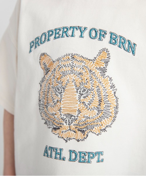 branshes（ブランシェス） tシャツ ギザギザ刺繍半袖Tシャツ キッズ