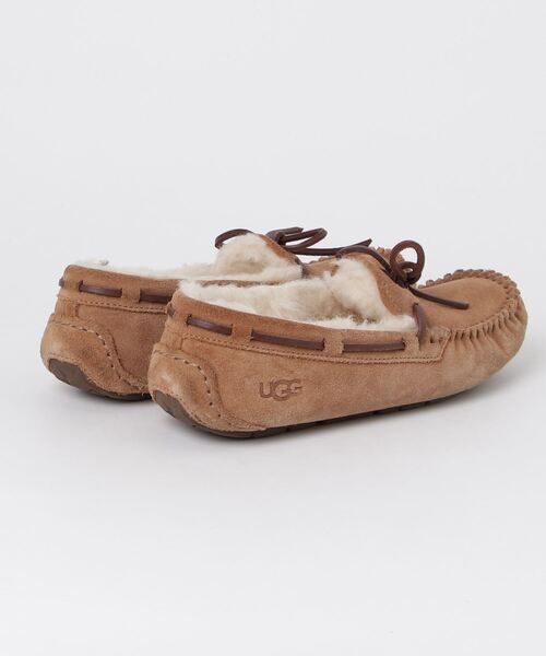 UGG ベージュ モカシン UGG Australia 「UGG」 モカシンシューズ 24cm ベージュ