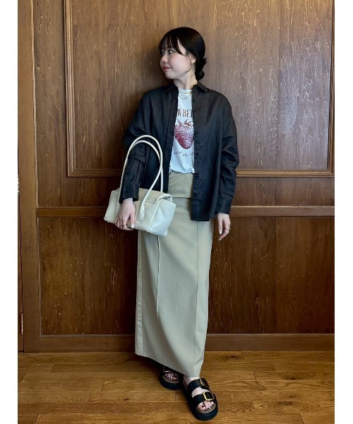 アシンメントリーバイカラースカート ミラオーエン Limited Color SKIRT │ Mila Owen（ミラ オーウェン）公式サイト