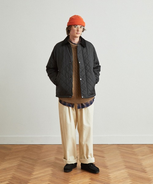 「EMMA CLOTHES」 キルティングブルゾン M キャメル メンズ_画像8