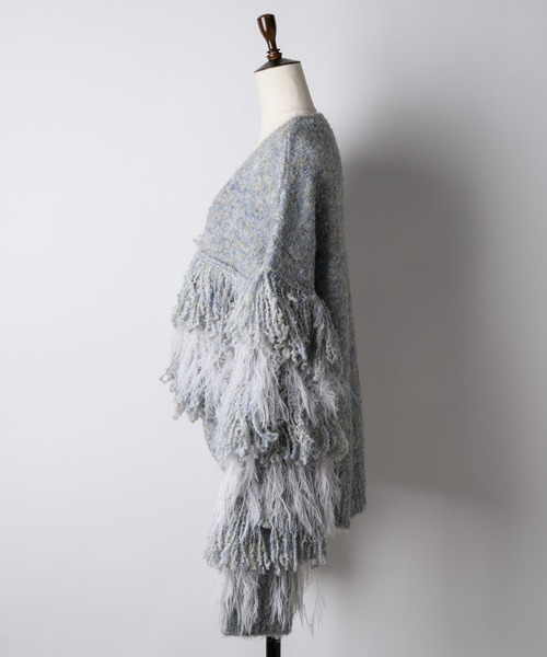 「LA BELLE ETUDE」 ニットカーディガン FREE ベージュ レディース_画像5