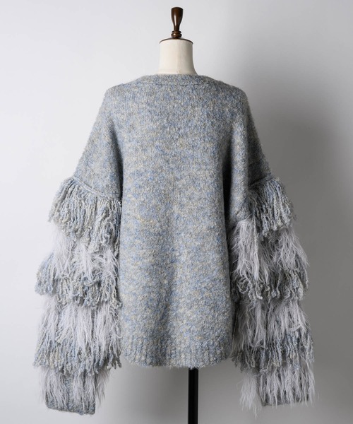 「LA BELLE ETUDE」 ニットカーディガン FREE ベージュ レディース_画像6