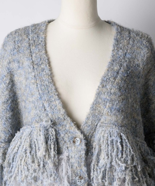 「LA BELLE ETUDE」 ニットカーディガン FREE ベージュ レディース_画像7