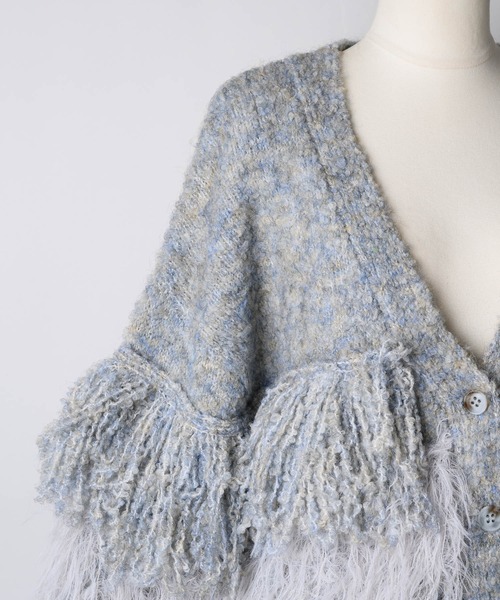 「LA BELLE ETUDE」 ニットカーディガン FREE ベージュ レディース_画像8