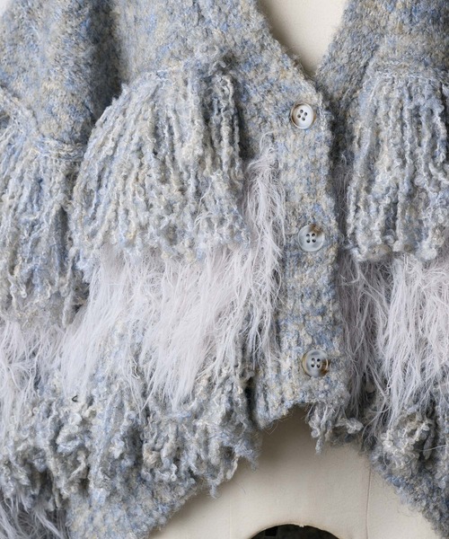 「LA BELLE ETUDE」 ニットカーディガン FREE ベージュ レディース_画像9