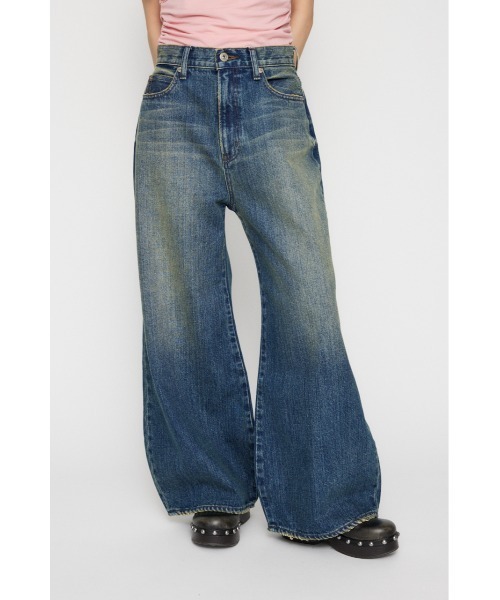 LAGUA GEM デニムトップス LAGUA GEM ジーンズ デニム デニムパンツ HOPE LOOSEY BAGGY