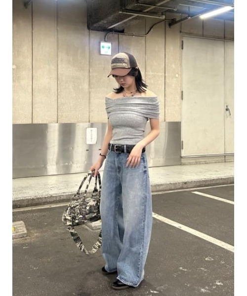 新品未使用LAGUA GEM DENIM PANTS 22 デニムパンツ LAGUA GEM ジーンズ デニム デニムパンツ HOPE LOOSEY BAGGY