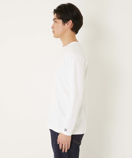 【5975891】ストレッチフライスロングスリーブTシャツ ストレッチフライス ロングスリーブ Tシャツ | HOLLYWOOD RANCH
