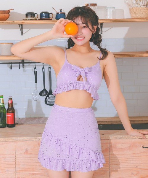 Tika（ティカ） 水着 水着 体型カバー スカート レディース 韓国風