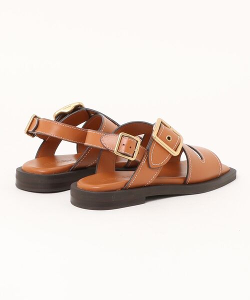 COACH サンダル アーカイブ バックル フラット レディース