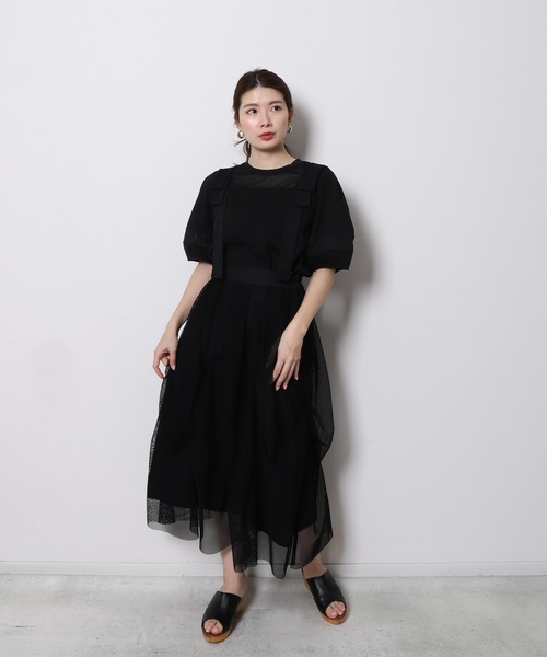 Re.Verofonna スカート メッシュタックスカート : ZOZOTOWN